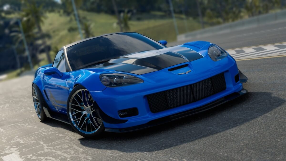STREET TIER 2カテゴリーのChevrolet Corvette ZR1 (車高調整済み)